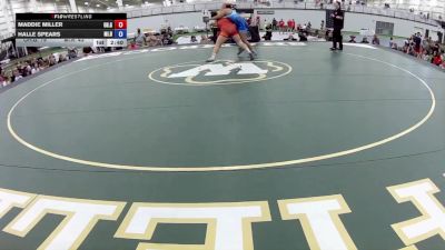 207 lbs Maddie Miller, Ohio Gray vs Halle Spears, Michigan Red