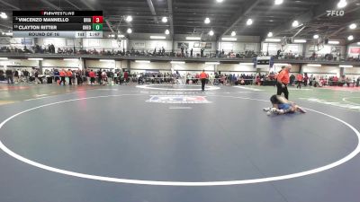 118 lbs Round Of 16 - Vincenzo Mannello, Briarcliff-byram Hills vs Clayton Ritter, Oneonta