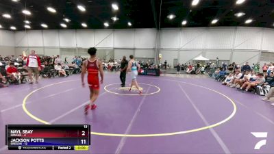 170 lbs Placement Matches (16 Team) - Brenton Russell, Indiana vs Daschle Lamer, Oregon