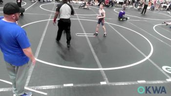 76 lbs Round Of 16 - Kameryn Allison, Pocola Youth Wrestling vs Cooper Johnson, R.A.W.