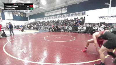 144 lbs Cons. Round 1 - Julian Diaz, Patriot vs Leonidas Nava, Barstow