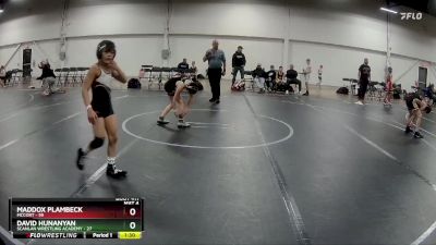 76-80 lbs Round 2 - Maddox Plambeck, McCort vs David Hunanyan, Scanlan Wrestling Academy