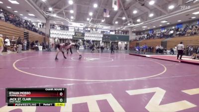 126 lbs Champ. Round 1 - Ethan Mosso, Murrieta Valley vs Jack St. Clair, Sage Creek