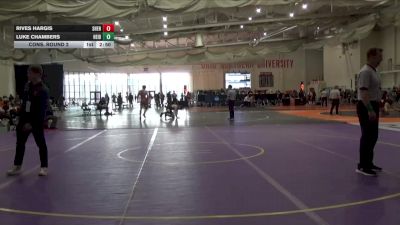 285 lbs Cons. Round 2 - Luke Chambers, Heidelberg vs Rives Hargis, Shenandoah University