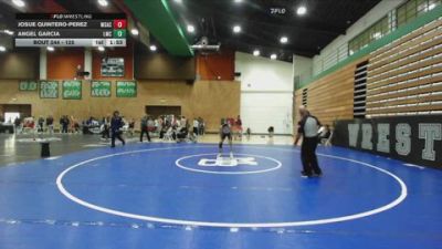 125 lbs Cons. Round 4 - Josue Quintero-Perez, Mt San Antonio Community College vs Angel Garcia, Leemore