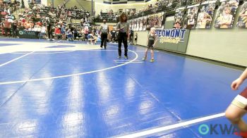 46 lbs Quarterfinal - Weston Hall, Rough Riders vs Koen Goodin, Cowboy Wrestling Club