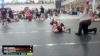 60 lbs Round 5 (10 Team) - Jase Cabrera, Florida Scorpions Gold vs Owen Mangan, Glasgow WA