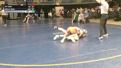 120 lbs Round Of 16 - Ivy Carl, Elizabethtown vs Molly Keck, Laurel