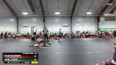 122 lbs Cons. Semi - Tyler McChesney, Kc Elite Wrestling Club vs Angel Acosta, Club Venom Wrestling