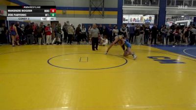 103 lbs Consy 3 - Makenzie Boozer, Muncy vs Zoe Fabyonic, Mt Lebanon