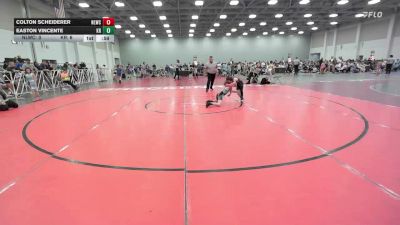 60 lbs Rr Rnd 1 - Colton Scheiderer, Next Level Wrestling Club - EL vs Easton Vincente, Kraken - EL