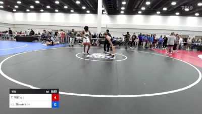 165 lbs C-8 #2 - Terence Willis, Illinois vs James Bowers, Georgia