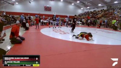 50-54 lbs Round 3 - Benjamin Uliah Salvego, Eaton WC vs Elwood Miller, HRA