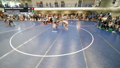 135 lbs Quarterfinal - Hannah Larson, Riverton High School vs Madisyn Christenson, Ravage Wrestling Club