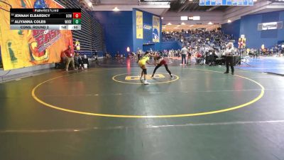 110 lbs Cons. Round 2 - Jennah ElBardicy, George C. Marshall vs Aliyanna Coles, Woodbridge Senior