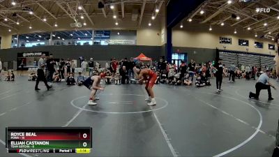 105 lbs Round 3 (8 Team) - Royce Beal, POWA vs Elijah Castanon, Team Gotcha