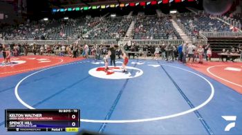 70 lbs Cons. Round 3 - Kelton Walther, Green River Grapplers Wrestling vs Spence Hill, Cody Wrestling Club