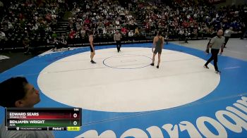 144 lbs Champ. Round 1 - Edward Sears, Spanish Fork vs Benjamin Wright, Alta
