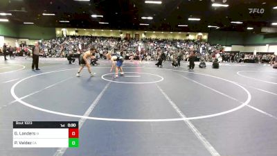 120 lbs Consi Of 8 #1 - Gavin Landers, IA vs Paulo Valdez, CA