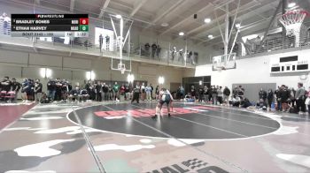 190 lbs Quarterfinal - Bradley Bones, Meridian vs Ethan Harvey, Mead