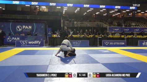 Lucia Alejandra Mc Phee vs Yaasameen Z. I. Perez 2026 Pan Jiu Jitsu IBJJF Championship
