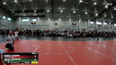 120 lbs Round 2 (4 Team) - Brady Speakman, Ohio Titan vs Quincy Cormier, Capital City WC