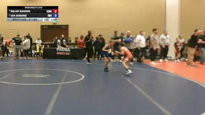 67 lbs Cons. Quarters - Milan Bassiri, Capital City Wrestling Club vs Ian Jardine, NOVA Wrestling Club
