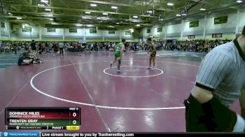 145 lbs Cons. Round 3 - Dominick Miles, Spearfish Youth Wrestling vs Trenten Gray, Moorcroft Mat Masters Wrestlin