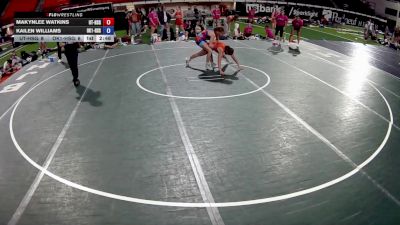 135 lbs Kailen Williams, Oklahoma 1 HS Girls vs Makynlee Watkins, Utah HS Girls