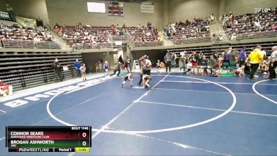 53 lbs Cons. Round 2 - Connor Sears, Northside Wrestling Club vs Brogan Ashworth, JWC