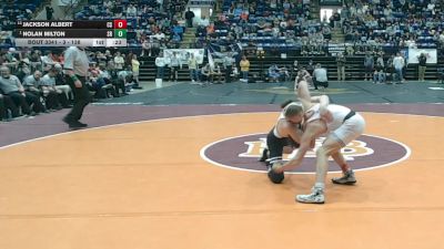 3 - 138 lbs Cons. Semi - Nolan Milton, Staunton River vs Jackson Albert, Cave Spring