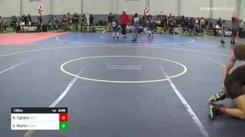 138 lbs 5th Place - Nicholas Egbalic, Gold Rush Wr Ac vs Caleb Martin, Team Alaska