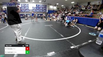 132-140 lbs Semifinal - Hayden Coxsey, Piedmont vs Kiesen Iwersen, Division Bell Wrestling