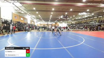 152 lbs Consi Of 8 #1 - Greg Deeley, Wayland vs Mason Concascia, Waterford