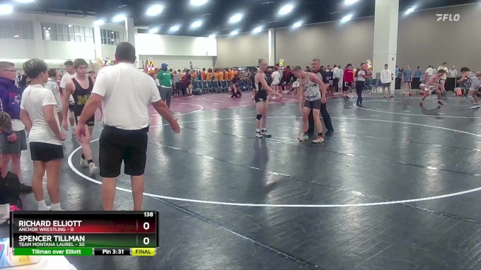 138 lbs Finals (8 Team) - Chantz Connelly, Team Montana Laurel vs ...