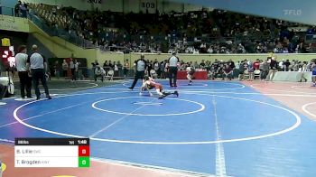 96 lbs Round Of 64 - Braden Lillie, Saint's Wrestling Club vs Tucker Brogden, Hinton Comets