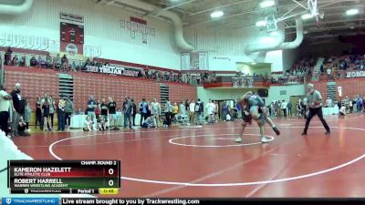 220 lbs Champ. Round 2 - Kameron Hazelett, Elite Athletic Club vs Robert Harrell, Warren Wrestling Academy