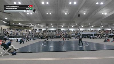 A 144 lbs 1st Place Match - Christian Davis, Signal Mountain High School vs Ayden Jenkins, Soddy Daisy High School