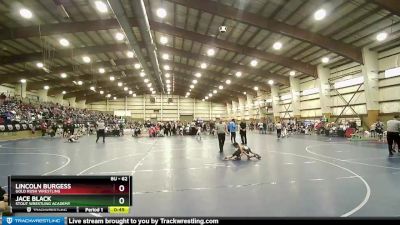 62 lbs Cons. Semi - Jace Black, Stout Wrestling Academy vs Lincoln Burgess, Gold Rush Wrestling