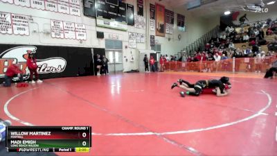 100 lbs Cons. Round 4 - Alicia Dao, Garden Grove vs Aqsa Hashini, Foothill