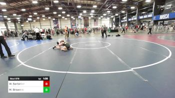 90 lbs Quarterfinal - Wyatt Sartori, NY vs Mason Brown, NC