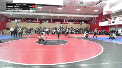 134 lbs Cons. Semi - Silven Yoder, Arcata vs Nicolas Trujillo, Benicia