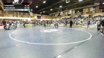 165 lbs Champ. Round 2 - Cole Moules, Aptos vs Ryan Fencil, Gilbert