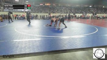 128 lbs Round Of 32 - Devin Ford, Cushing vs Toby Sheild, Wyandotte HS Girls