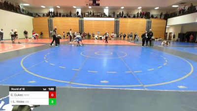 138 lbs Round Of 16 - Graydon Dukes, Georgia vs Logan Hicks, Liberty Wrestling Club