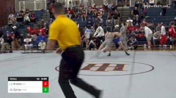 160 lbs Consolation - Jameson Knotts, St. Christopher's School vs Charlie Cyrus, Jesuit High School - New Orleans