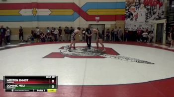 157 lbs Cons. Semi - Dominic Meli, Chatfield vs Weston Ennist, Laramie