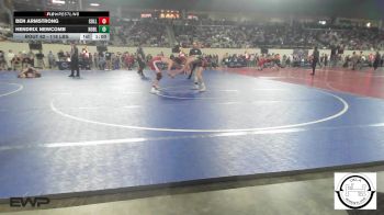 118 lbs Round Of 64 - Ben Armstrong, Collinsville Junior High vs Hendrix Newcomb, Noble Takedown Club
