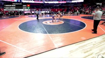 1A 144 lbs Cons. Round 1 - Hudson Meek, Lawrenceville vs Alex Carrier, Canton