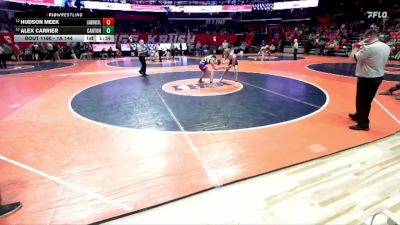 1A 144 lbs Cons. Round 1 - Hudson Meek, Lawrenceville vs Alex Carrier, Canton
